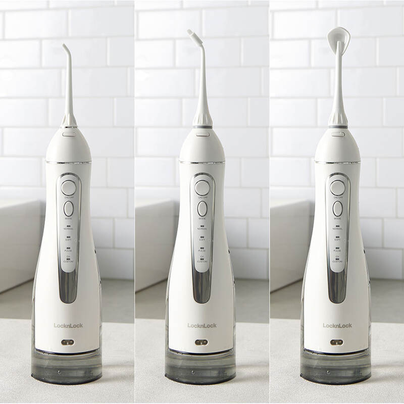[Áp voucher 8%] Máy Tăm Nước LocknLock Jumbo Oral Irrigator 300ml - Màu Xám - ENR166GRY, , large image number null